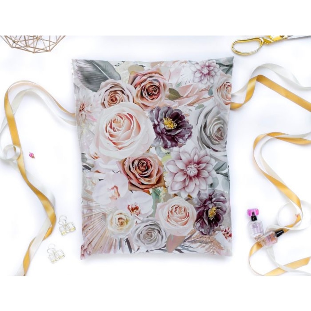 Boho Floral 19x24 Designer Poly Mailers (10 Pack) PRICE IS FIRM - Picture 2 of 7